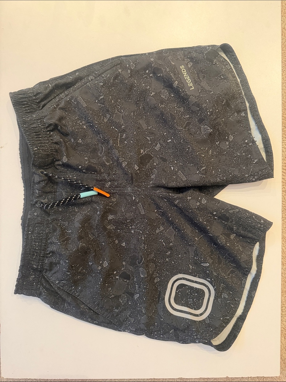 Kids' Black Legends Active Shorts with Reflective Accents